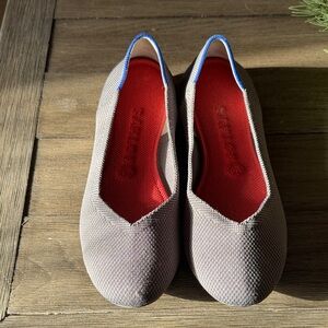 Rothy's Gray Slip-On Flats Round Toe Size 8.5